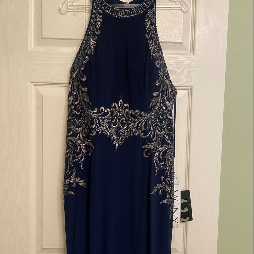 Navy Mother of the Bride Dress